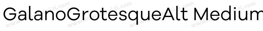 GalanoGrotesqueAlt Medium 字体转换